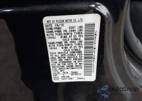 2016 Infiniti Qx70 z USA, uszkodzony, nr VIN JN8CS1MU7GM670226